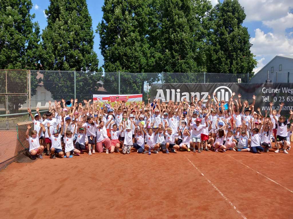 Kids beim Tennis Event 2023